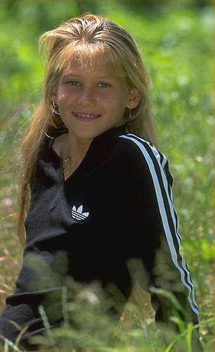 Анна Курникова в детстве