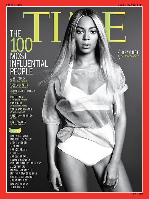 Бейонсе украсила обложку «Time. 100 самых влиятельных людей мира»   