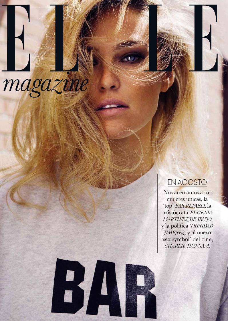 Бар Рафаэли для журнала Elle España, август 2013 