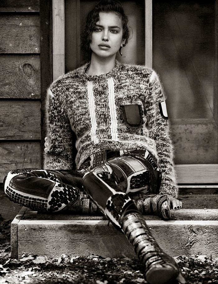 Ирина Шейк для Vogue Spain, декабрь 2013