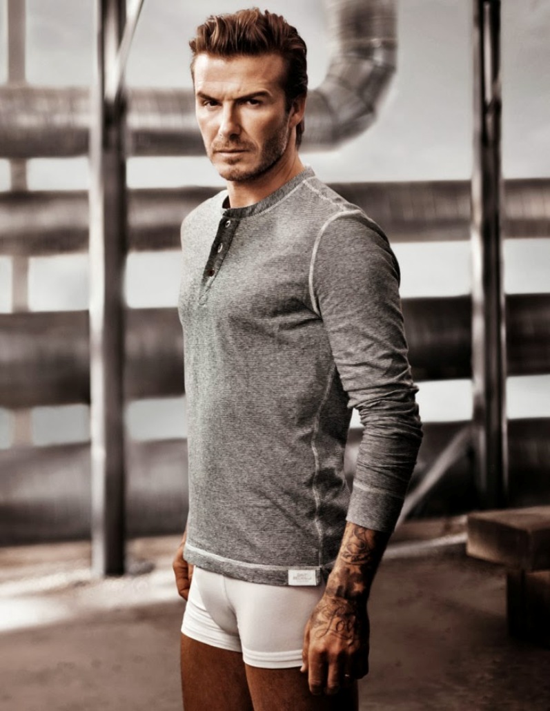 Дэвид Бекхэм в рекламной кампании нижнего белья бренда H&M Весна 2014