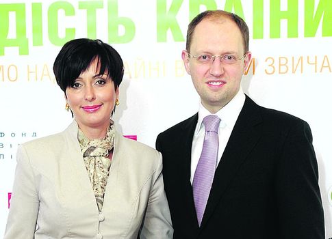 Арсений Яценюк с женой