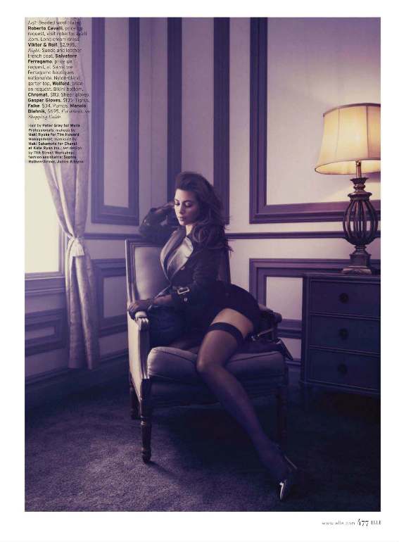Ким Кардашиан для Elle USA Март 2013