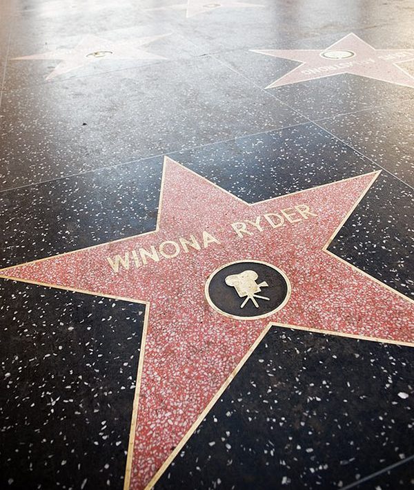 Звезда Вайноны Райдер на Голливудской Аллее славы