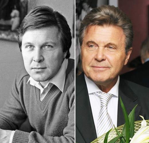 Лев Лещенко в 1980 году и 2009 году