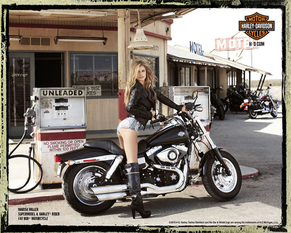 Мариса Миллер для Harley Davidson