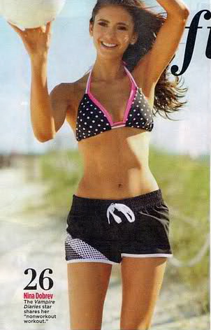 Нина Добрев в журнале Seventeen Fitness