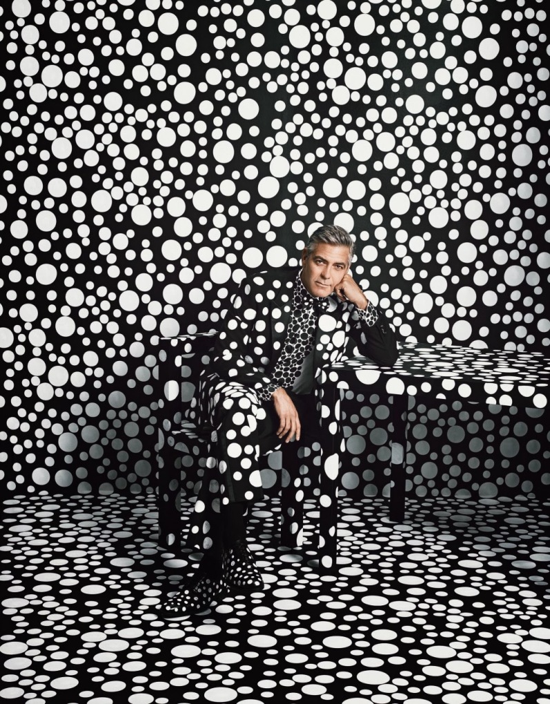 Джордж Клуни для журнала W, декабрь 2013 - январь 2014