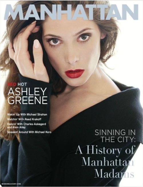 Эшли Грин на обложках журналов