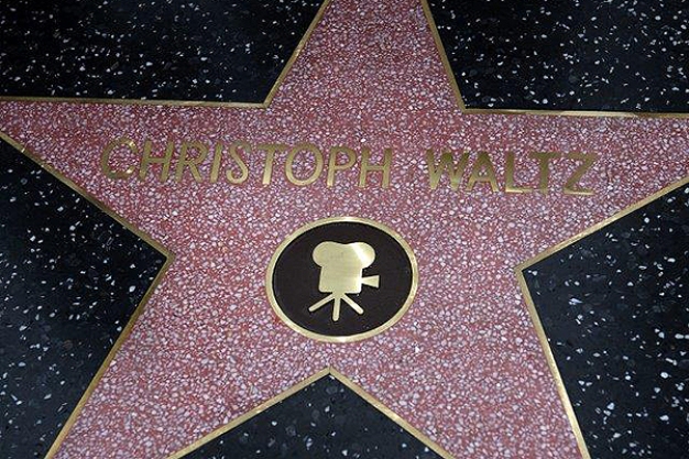 Звезда Кристофа Вальца на Аллее славы в Голливуде