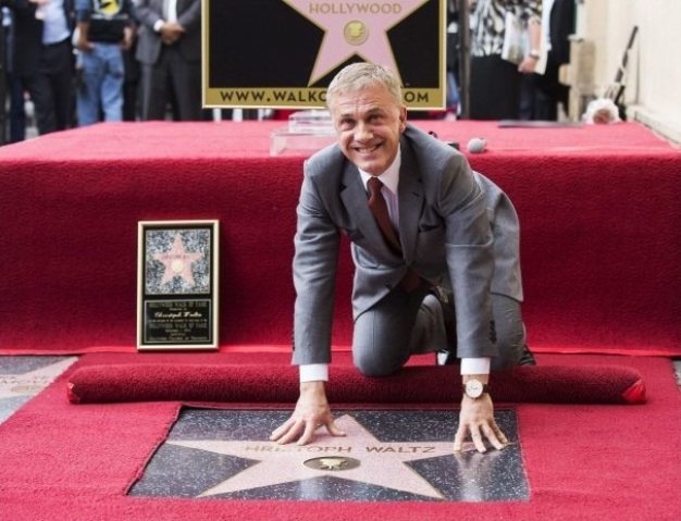 Звезда Кристофа Вальца на Аллее славы в Голливуде
