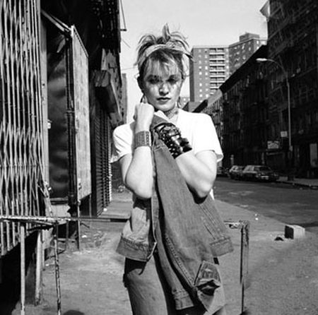 Одна из первых фотосессий Мадонны