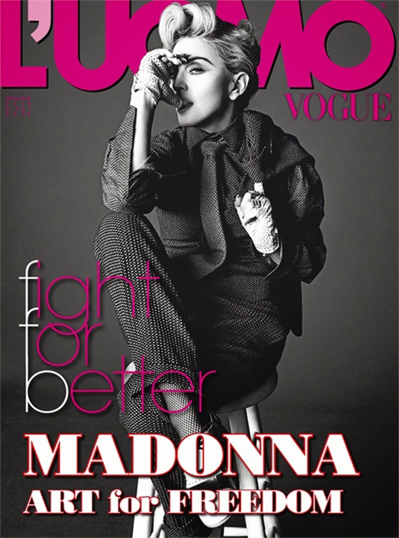 Мадонна в фотосессии Тома Мунро для журнала L'Uomo Vogue, май-июнь 2014