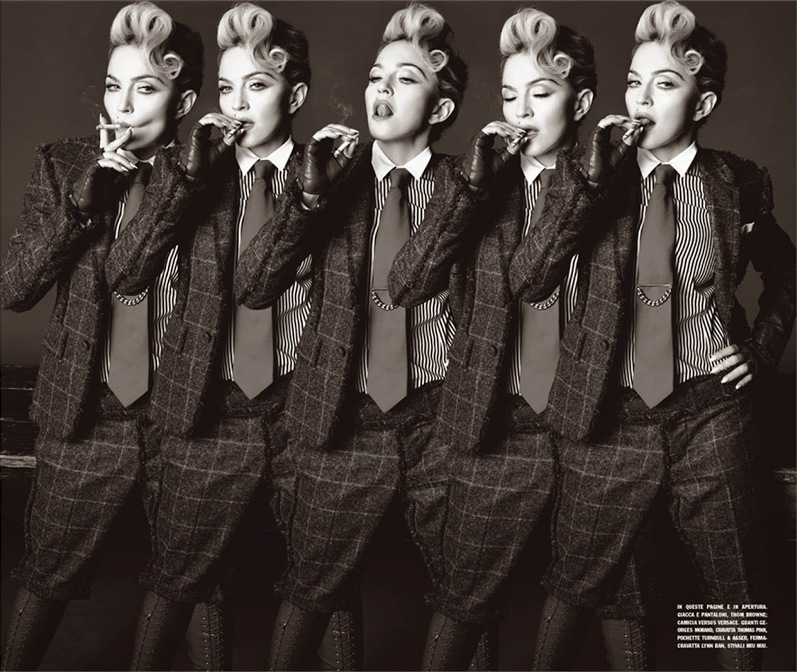 Мадонна в фотосессии Тома Мунро для журнала L'Uomo Vogue, май-июнь 2014