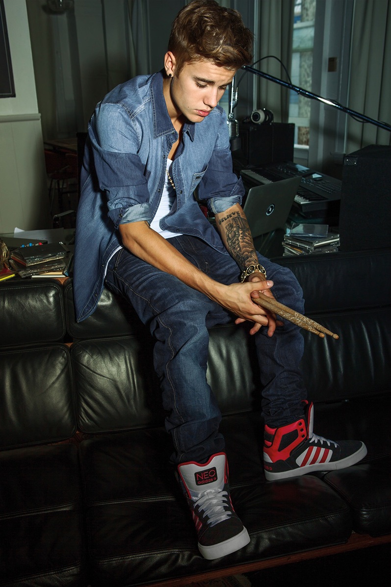 Джастин Бибер в рекламной кампании Adidas Neo осень/зима 2013