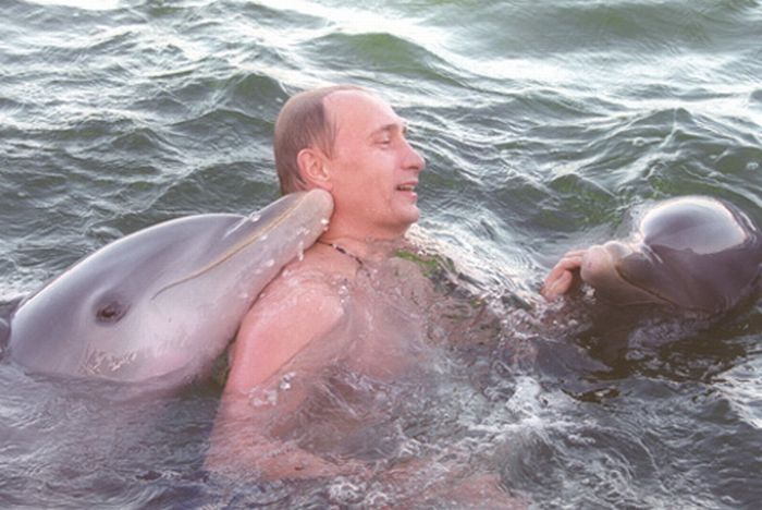 Владимир Путин с животными