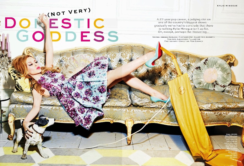 Кайли Миноуг для Stylist Magazine UK, март 2014