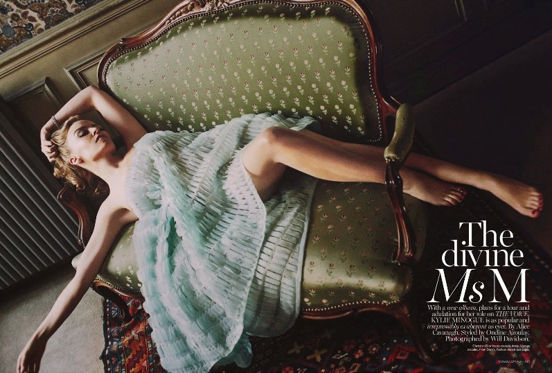 Кайли Миноуг в фотосессии Уилла Дэвидсона для Vogue Australia, май 2014