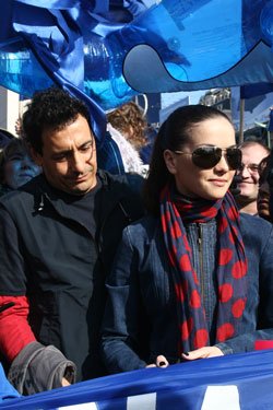 Наталья Орейро с мужем