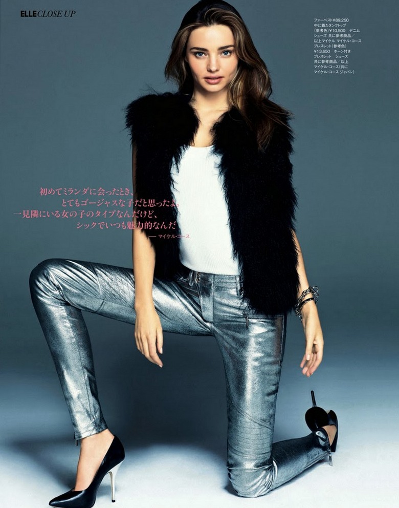 Миранда Керр для Elle Japan, декабрь 2013