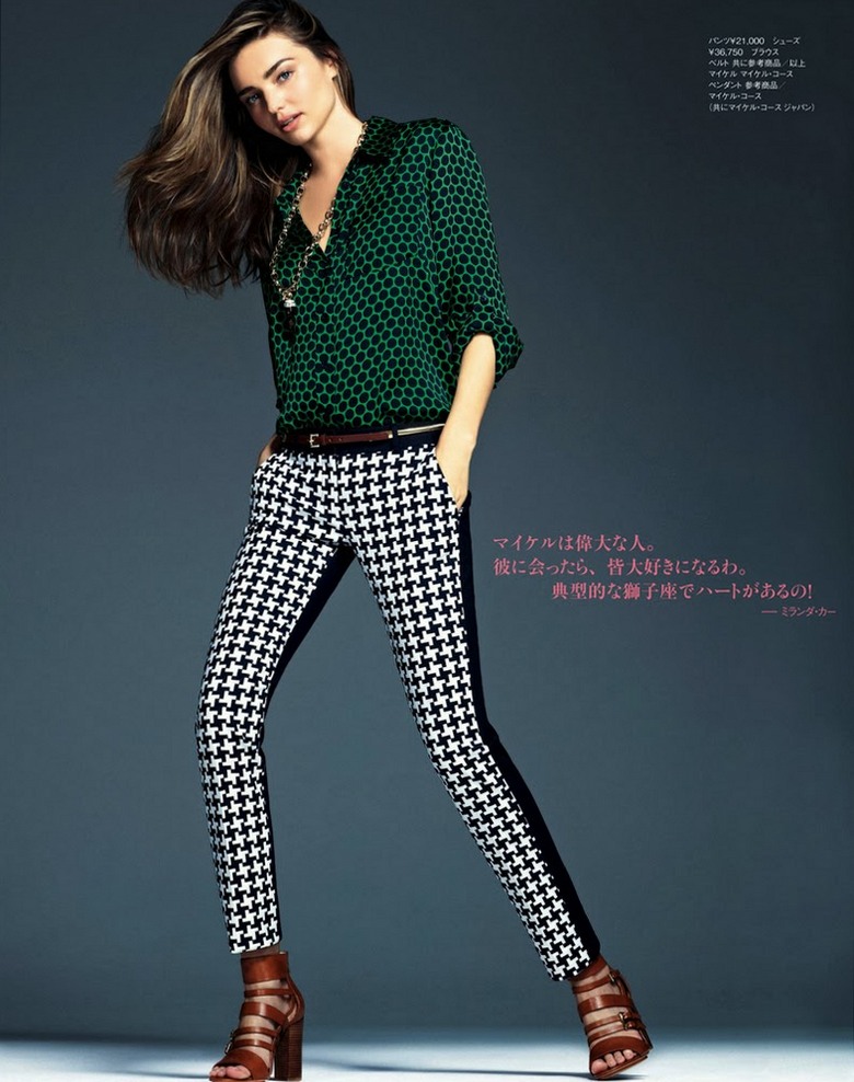 Миранда Керр для Elle Japan, декабрь 2013