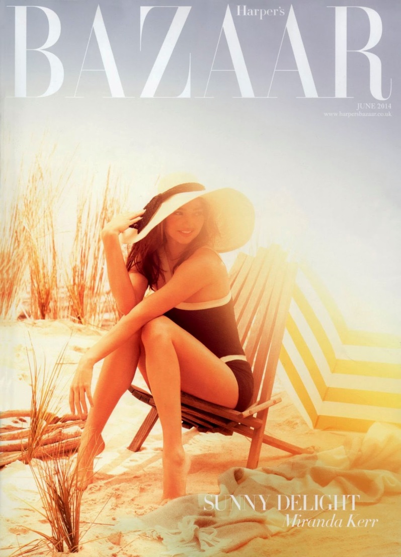 Миранда Керр в фотосессии Алекси Любомирски для Harper’s Bazaar Magazine UK, июнь 2014