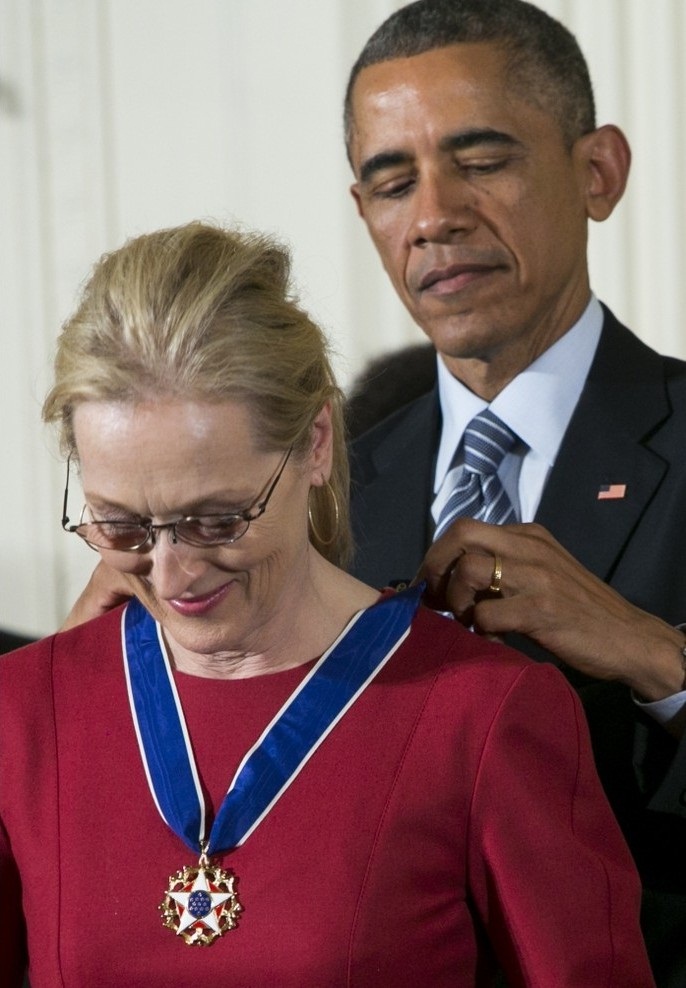Президентская Медаль Свободы Мерил Стрип