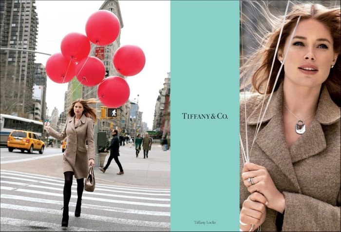 Даутцен Крус в рекламе Tiffany&Co