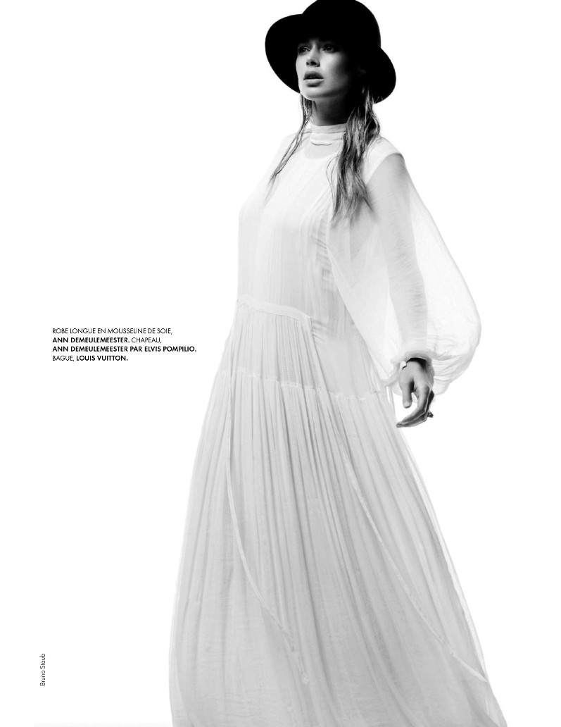 Даутцен Крус в фотосессии Бруно Стауба для журнала Elle France, август 2013