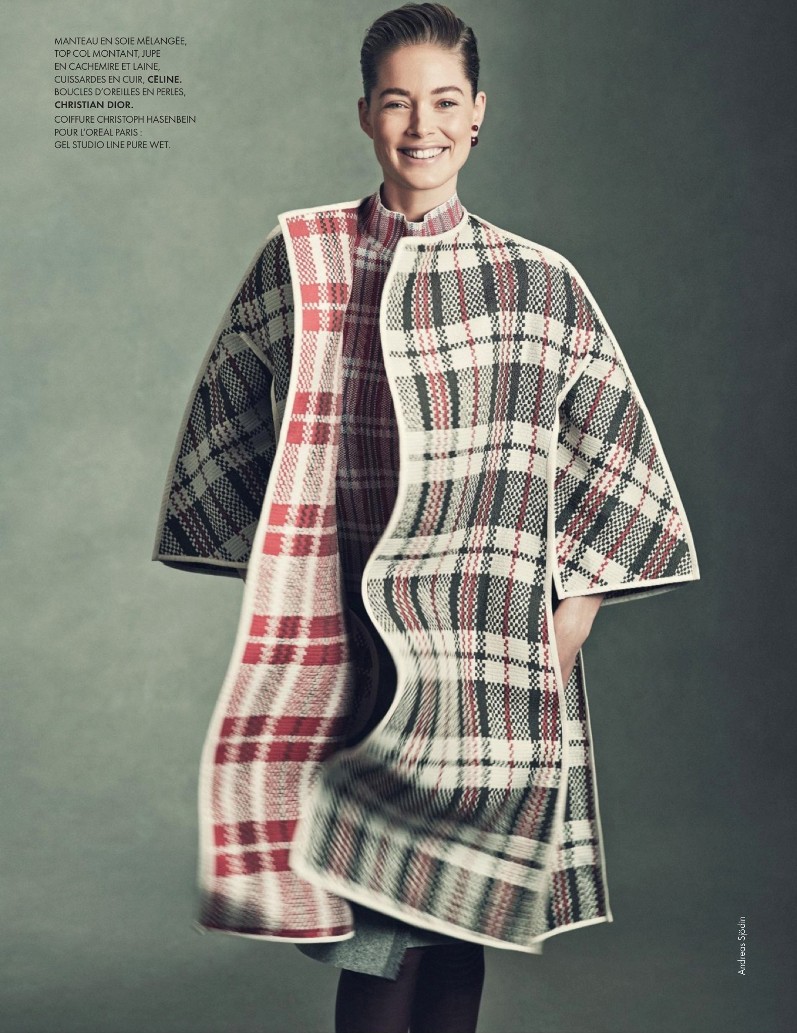 Даутцен Крус в фотосессии Анреаса Содина для журнала Elle France, август 2013