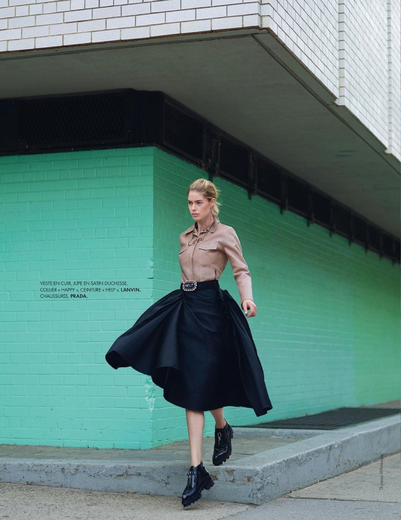 Даутцен Крус в фотосессии Томаса Уайтсайда для журнала Elle France, август 2013