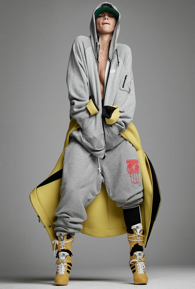 Адриана Лима в фотосессии Стивена Мейзела для журнала Vogue Italia, июнь 2014