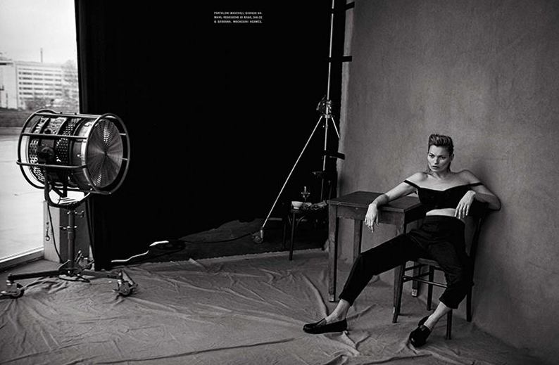 Кейт Мосс для Vogue Italia, январь 2015