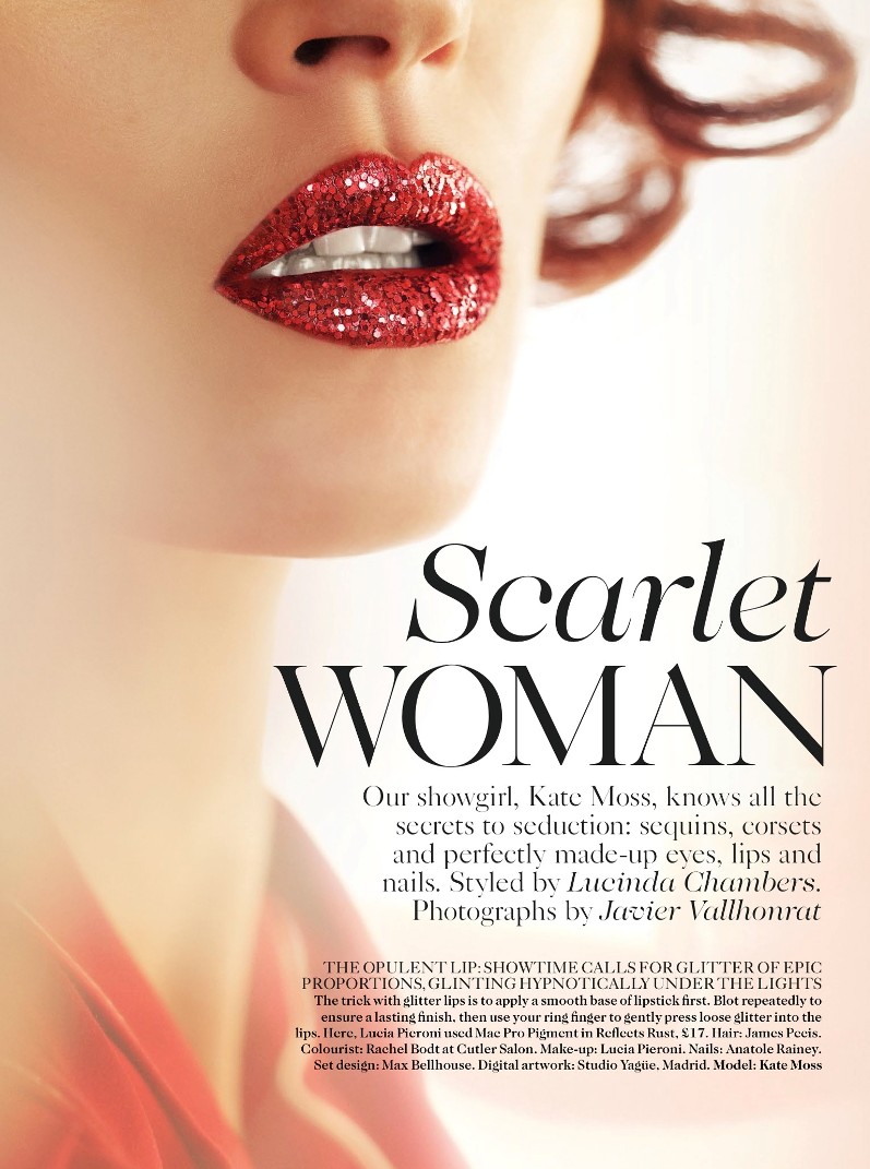 Кейт Мосс для журнала Vogue UK, октябрь 2013