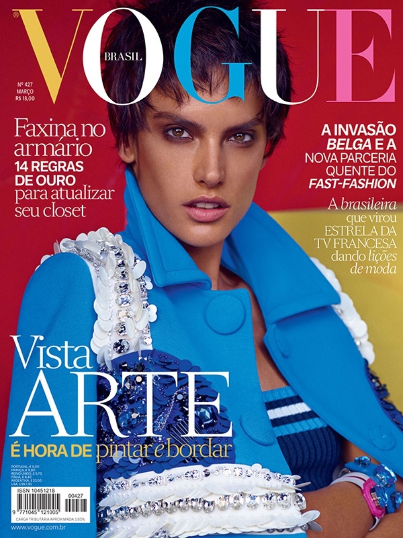 Алессандра Амброзио в фотосессии Мариано Виванцо для Vogue Brazil, март 2014