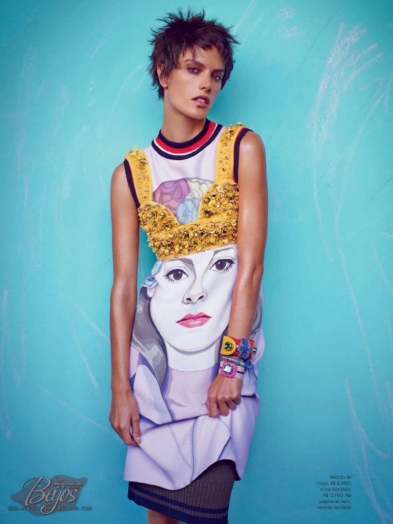 Алессандра Амброзио в фотосессии Мариано Виванцо для Vogue Brazil, март 2014