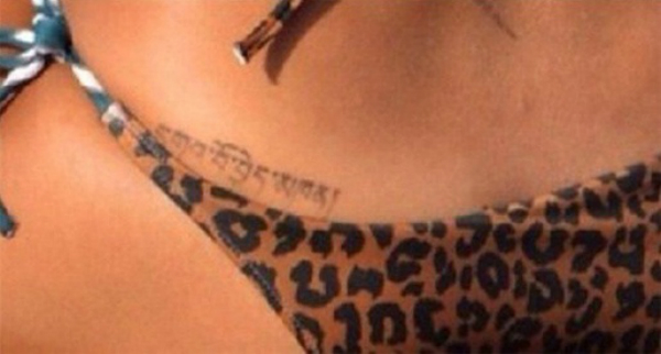 Татуировки Рианны: фото и значение