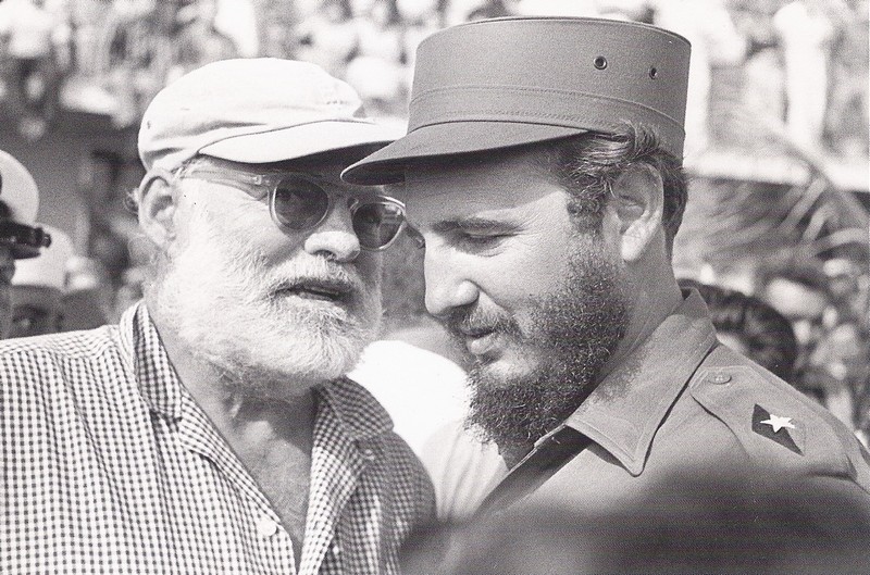 Эрнест Хемингуэй и Фидель Кастро, 1959 год