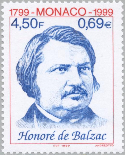 Оноре де Бальзак в филателии
