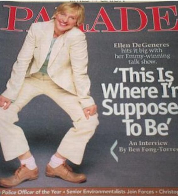 Эллен Дедженерес на обложках журналов