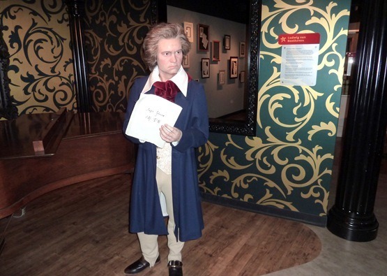 Людвиг ван Бетховен в музее мадам Тюссо в Берлине