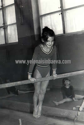 Елена Исинбаева в детстве