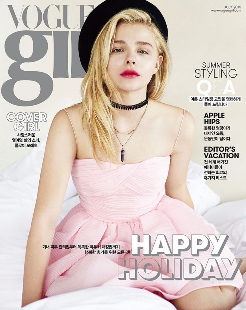 Хлоя Грейс Морец для Vogue Girl Korea, июль 2015