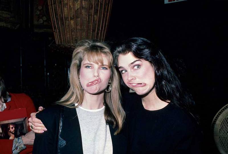 Кристи Бринкли и Брук Шилдс, Нью-Йорк, 1987 год