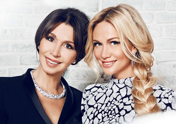 Виктория Лопырева с мамой Ириной в фотосесси для журнала HELLO!, ноябрь 2014