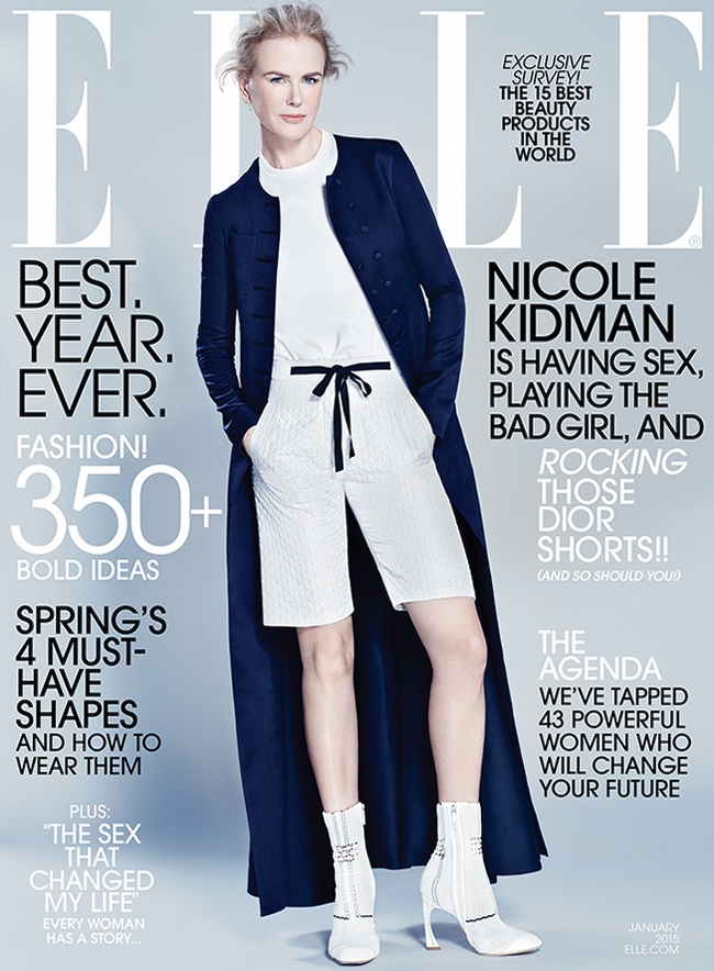 Николь Кидман для Elle US, январь 2015