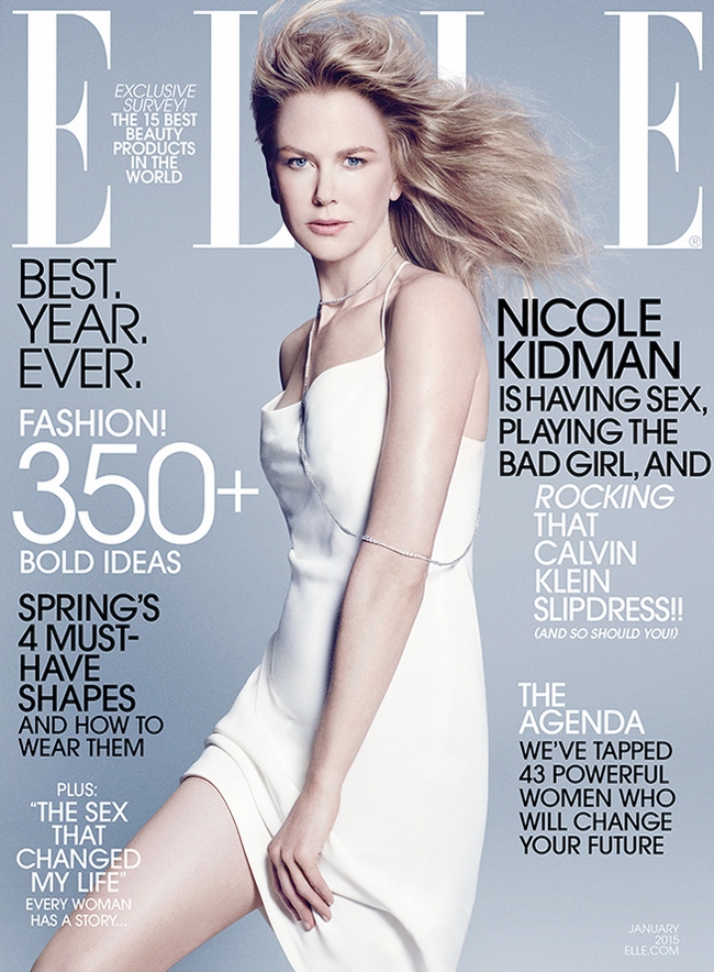 Николь Кидман для Elle US, январь 2015