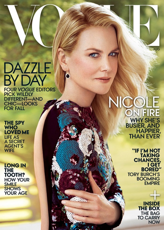 Николь Кидман в фотосессии Питера Линдберга для Vogue Magazine, август 2015 года