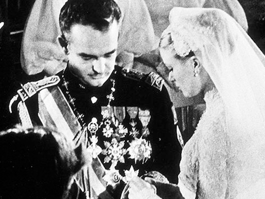 Грейс Келли и принц Ренье III: культовая свадьба