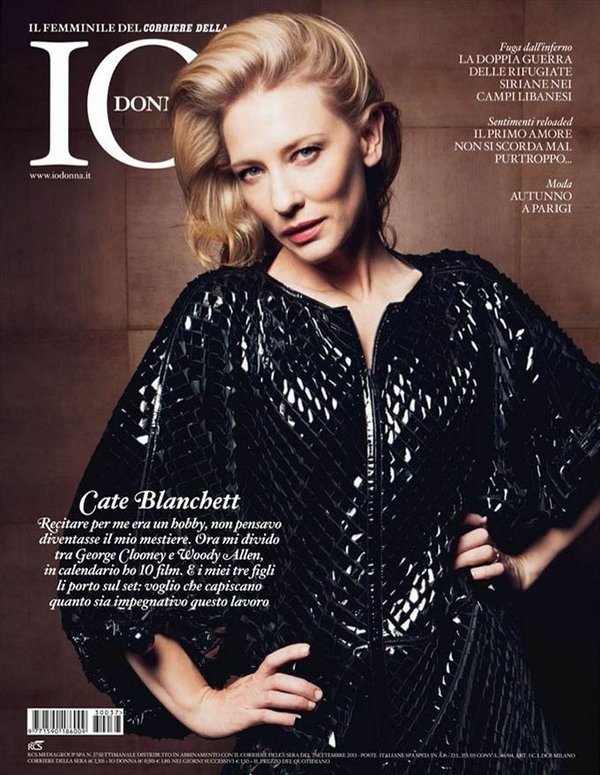 Кейт Бланшетт для Io Donna Magazine